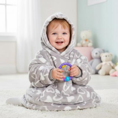 STHD114-G Grey Heart Hoodies (6-36 months)