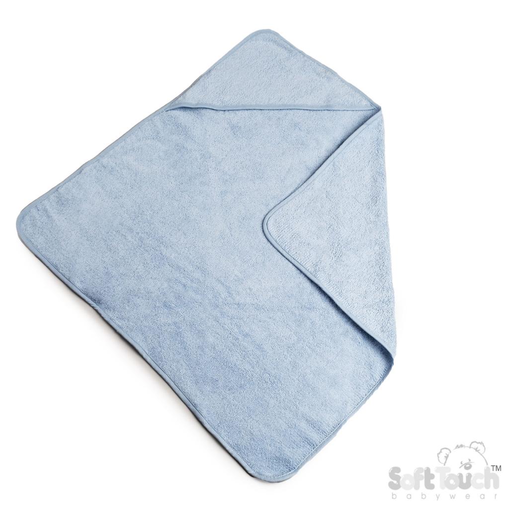 Soft Touch 4ht10-b 5023797301193 STHT10-B Blue Hooded Robe