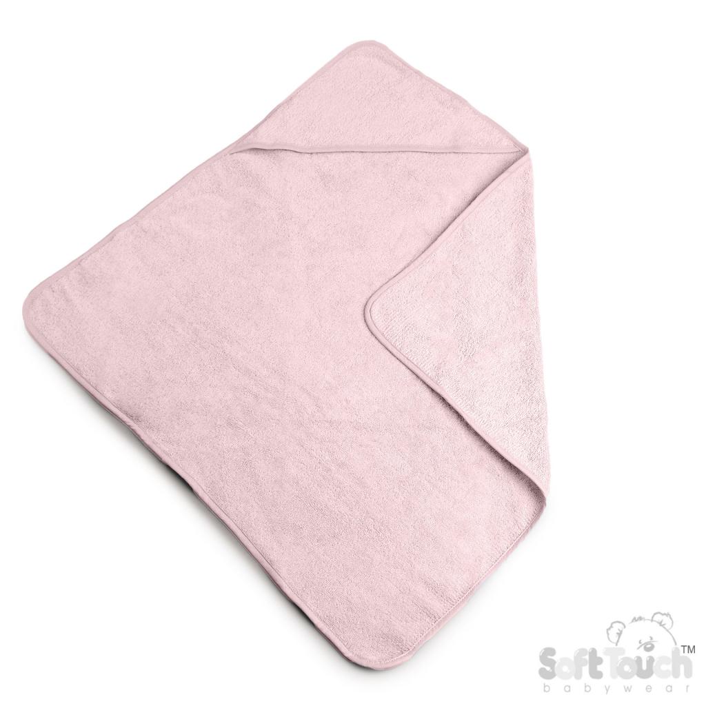 Soft Touch 4HT10-P 5023797301193 STHT10-P Pink Hooded Robe