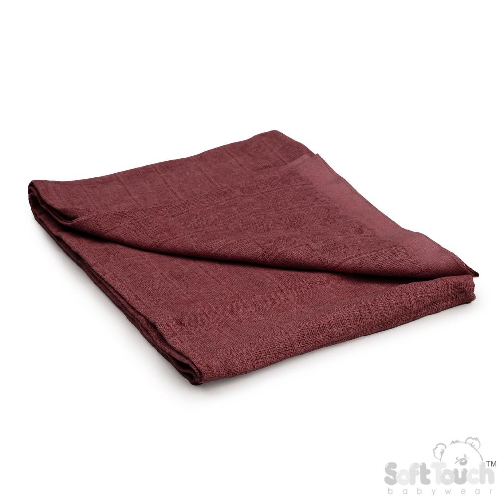 Soft Touch 4MS05-G 5023797303715 STMS01-DR Deco Rose Muslin Square