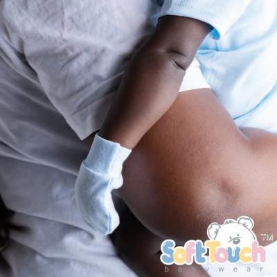 Soft Touch 2P110-B-BP N/A STP110-B-BP Blue Bulk Scratch Mitts