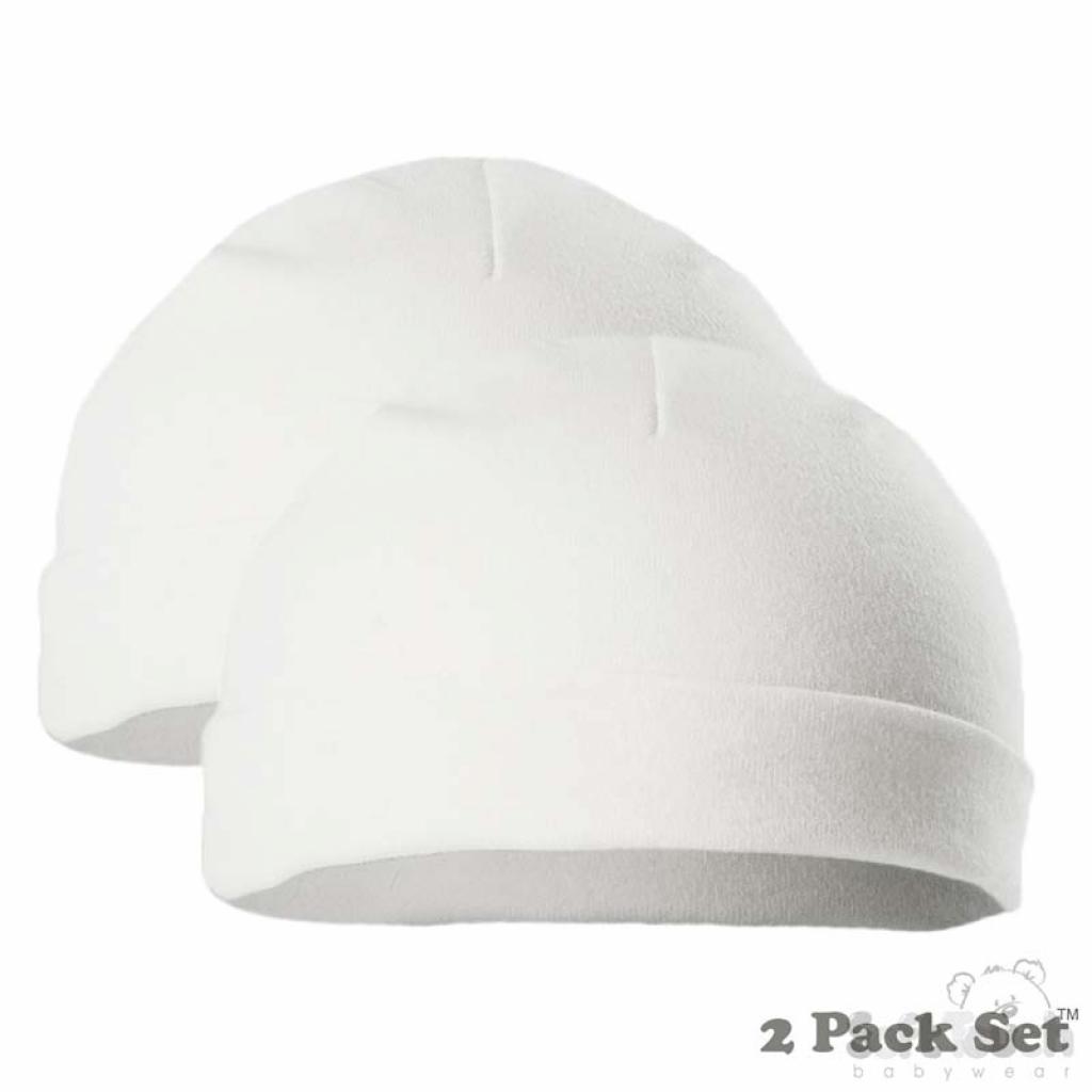 Soft Touch 4H3-W 5023797306945 STPRH3-Wh Pair of Premature Infants Hats (Tiny baby)