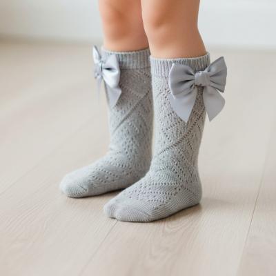 STPS16-G Pelerine Knee length sock with bow (2-6 years)