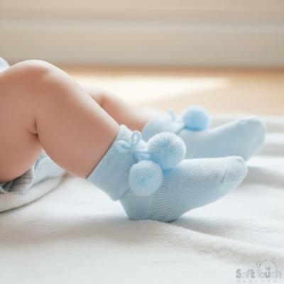 STS10-BD-A   Diamond Pom pom socks  (choose)