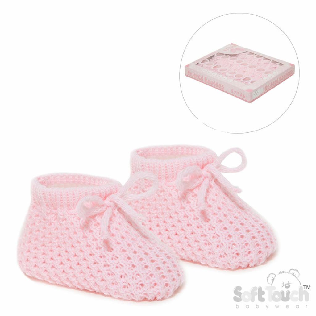 Soft Touch 3S401-P 5023797211751 STS401-P Pink Booties