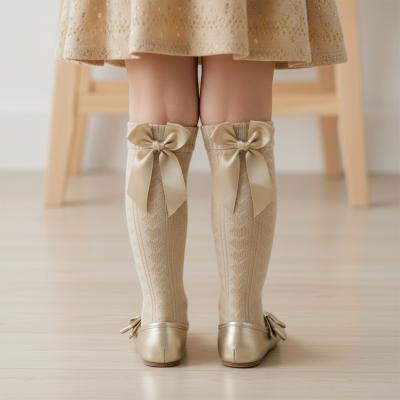 STS51-BE  Knee socks with ribbons  (2-6 years)