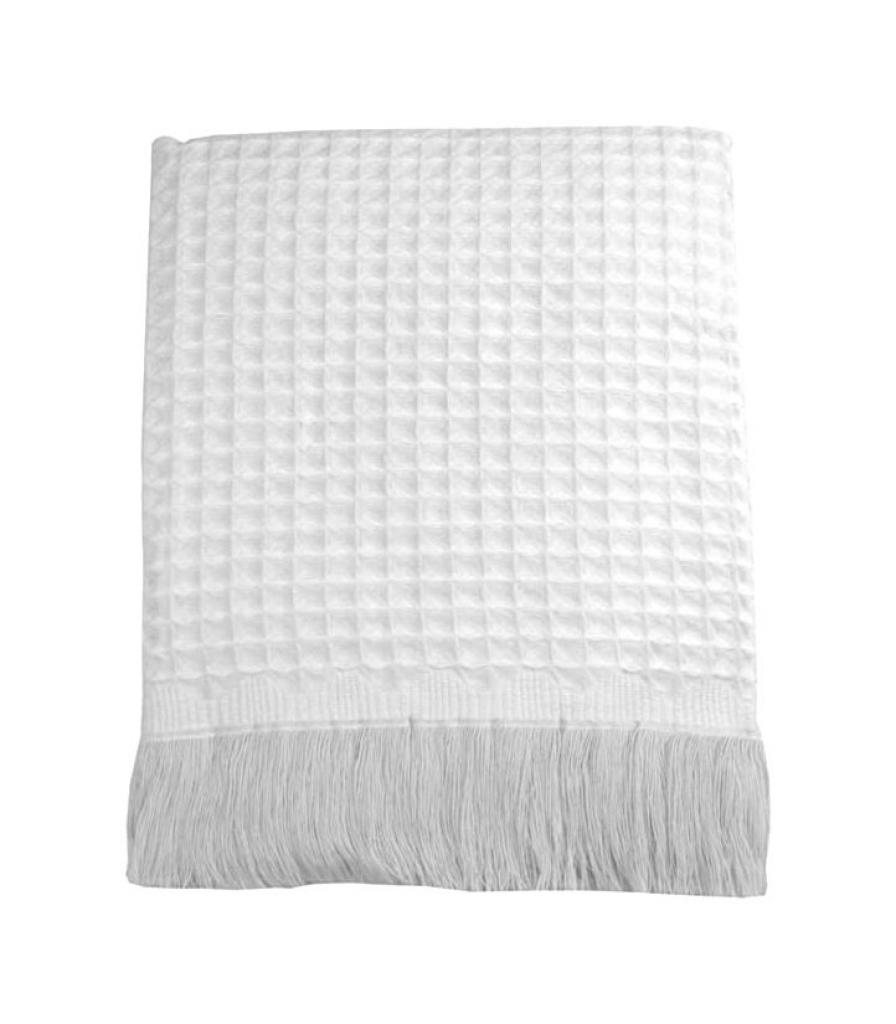 Soft Touch  5038579012525 EASH04-W White Waffle Shawl