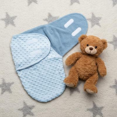 STSW116B Blue Bubble Swaddle Wrap (0-3 months)