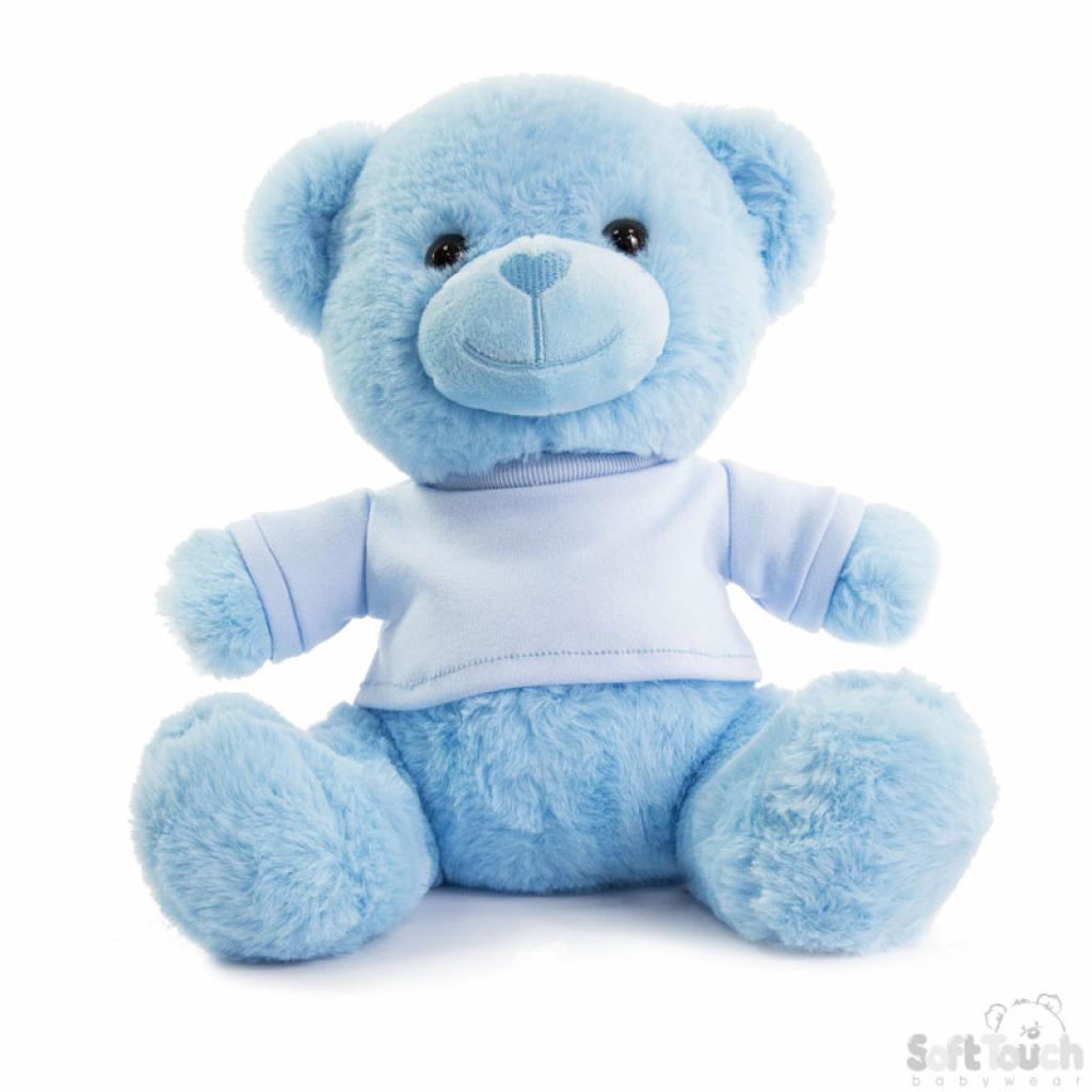 Soft Touch  5023797611223 STTB325-B Teddy Bear with Embroiderable T-Shirt 25cm