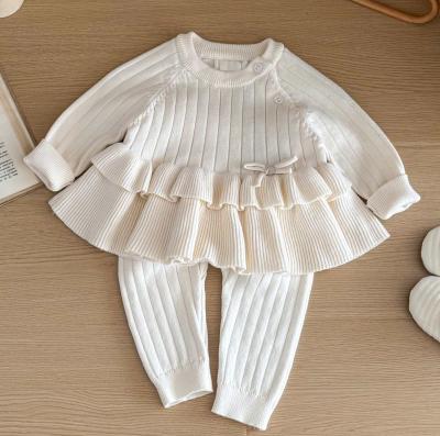 SV2518I  Ivory  Luxury Knitted Two piece   (0-12 months)