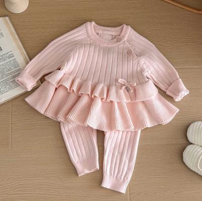 SV2518Po  Pink Luxury Knitted Two piece   (3-12 months) PART PACK