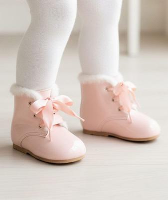 SVClaudia-P Fur trim Pink Boot (2-10 choose)