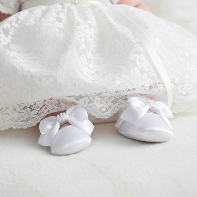 SVMaryW  Mary White Ribbon Shoe  (Choose EUR 16-20)