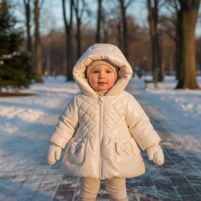 SVSasha-w  Pearlised Winter  Coat  (Choose 3month-5year)