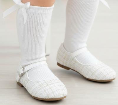 SVSuz-I  Tweed Ivory  Suzanne Shoes  (Choose EU 23-34)