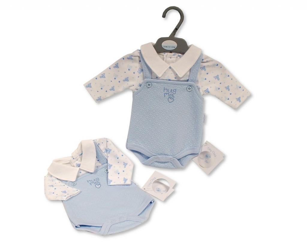 Tiny Chick PB-20-603S 5035320606033 TCLBW20-603S Sky"Hug Me" Dungaree Set (3-8lbs)