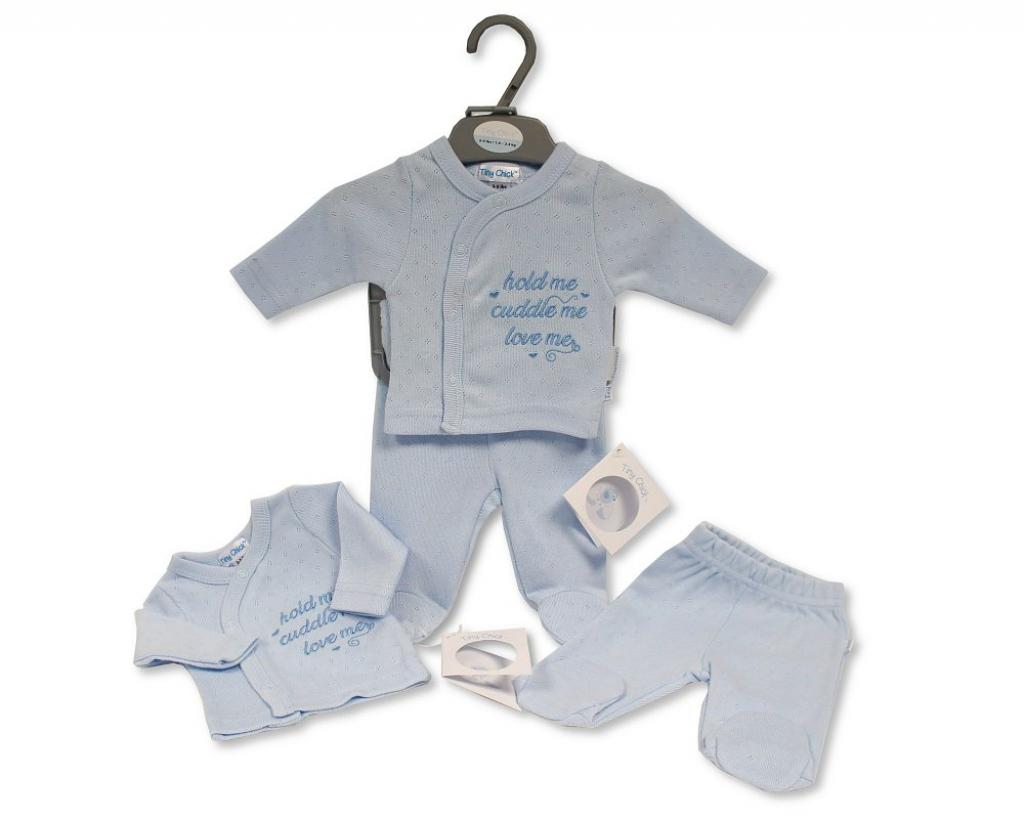 Tiny Chick PB-20-607S 5035320606071 TCLBW20-607S Sky "Hold Me" Two Piece Set (3-8lbs)