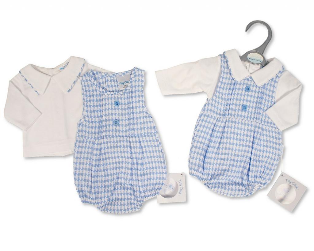 Tiny Chick PB-20-704 5035320207049 TCLBW20-704 Dogtooth Short Romper Set (3-8lbs)