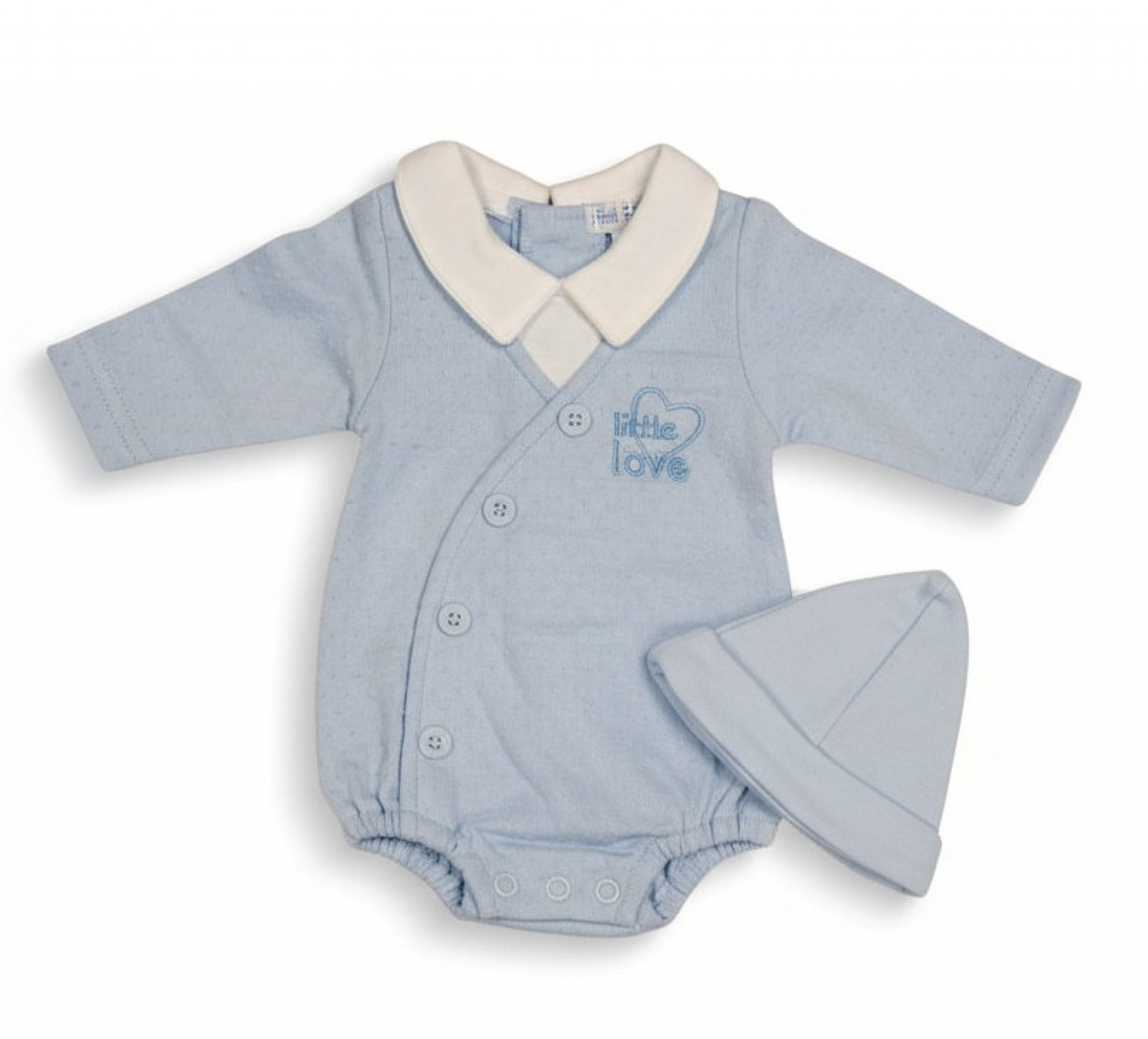 Tiny Chick [PB-20-355] 5035320353555 TCLBW20-355S "Little Love" Romper  and Hat (3-8lbs)