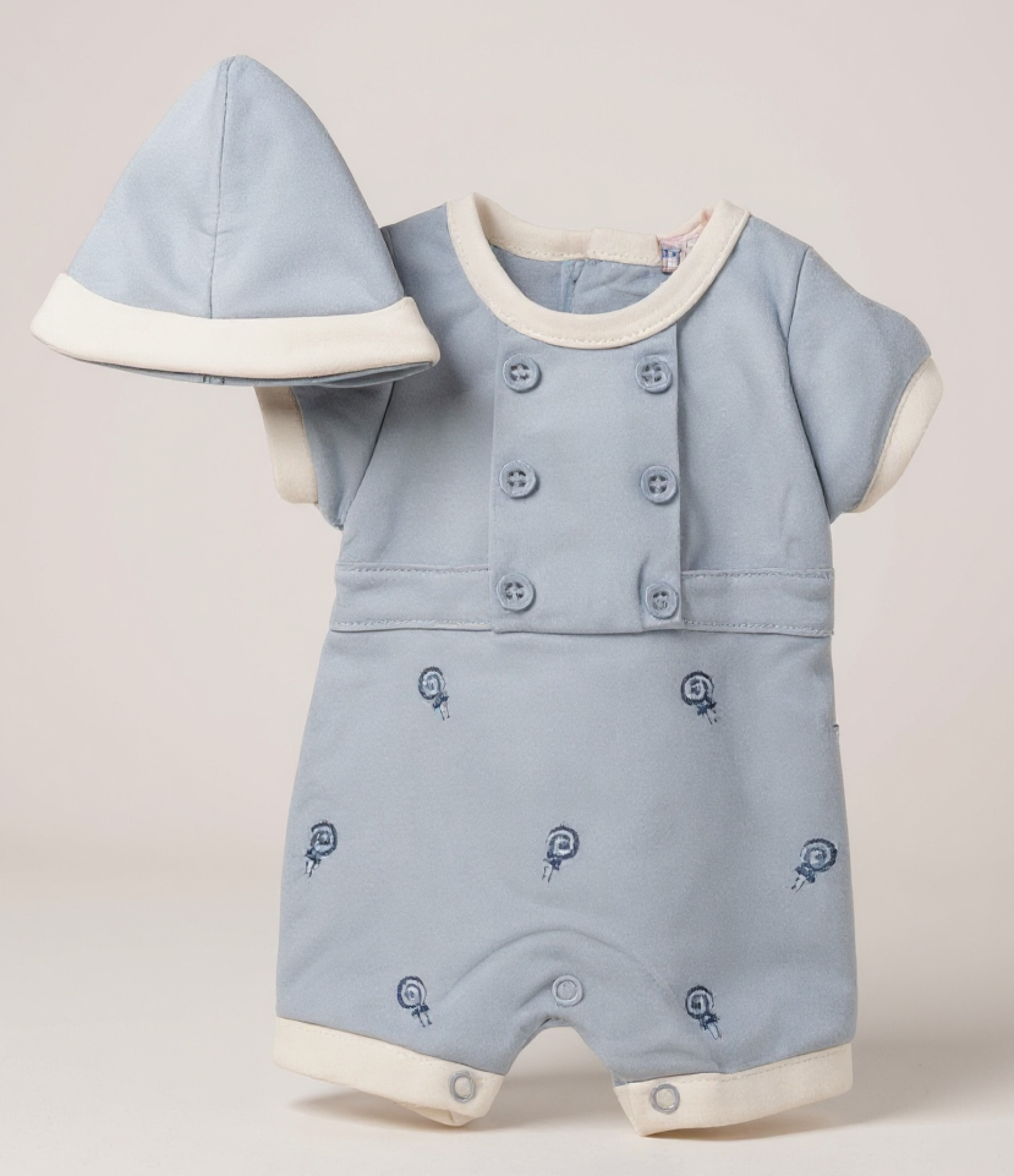 Tiny Chick  5035320204956 TCLBW20-495 "Sweet As Candy" Romper with Hat (3-8lbs)