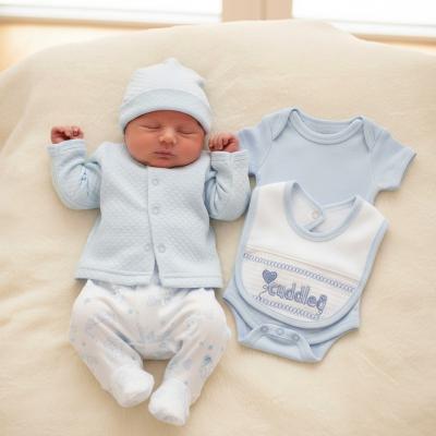 TCLBW20-598-S  Smocked "Cuddles" 5 Piece Set  (3-8lbs)