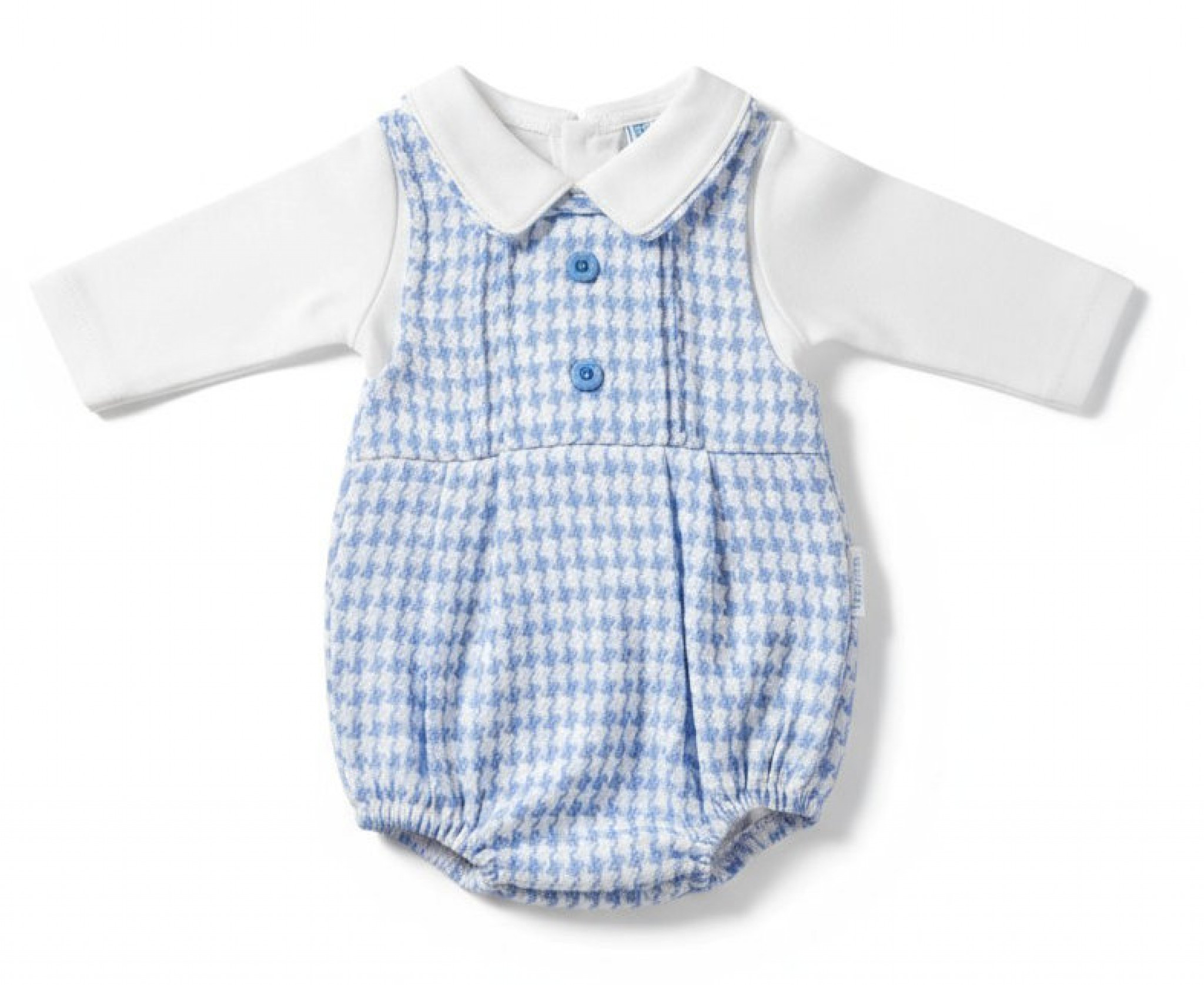 Tiny Chick PB-20-704 5035320207049 TCLBW20-704S Dogtooth Short Romper Set (3-8lbs)