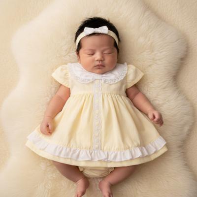 TCLBW20-717 "Lace and Bows" Dress Set (3-8lbs)