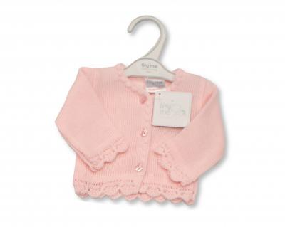 TMLBW_899P  Round Neck Cardigan  (3-8lbs)