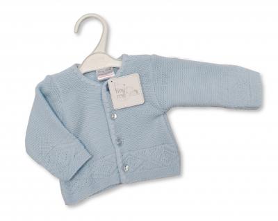 TMLBW_899S  Round Neck Cardigan  (3-8lbs)