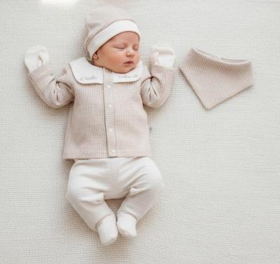 TO5482C  Coffee "Little Sailor" Layette 5 Piece (0-1 months)