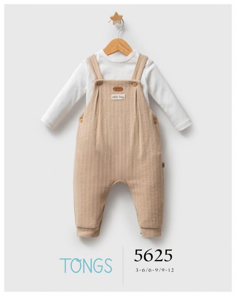 Tongs Baby  * TO5625 Spanish “LITTLE BOY” Dungarees Set (9-12 months)