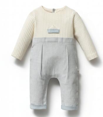 TO5740-S  Waffle Romper    (0-9 months)