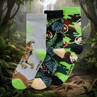 TT42B838 Triple Pack Jurassic Park Socks (6-3)