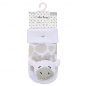 Tick Tock 43B1028 * TT44B1028 Novelty Terry Giraffe Sock (0-12 months)