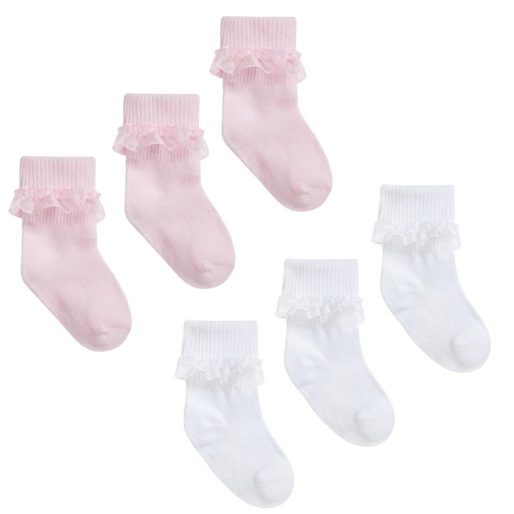 Tick Tock 44B077 5055442138632 TT44B077 Lace Socks (0 - 5.5)