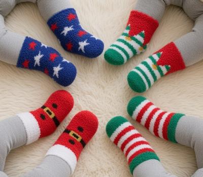 TT44B1006A Christmas Gripper Cozy Socks 2 pairs (0-5.5)