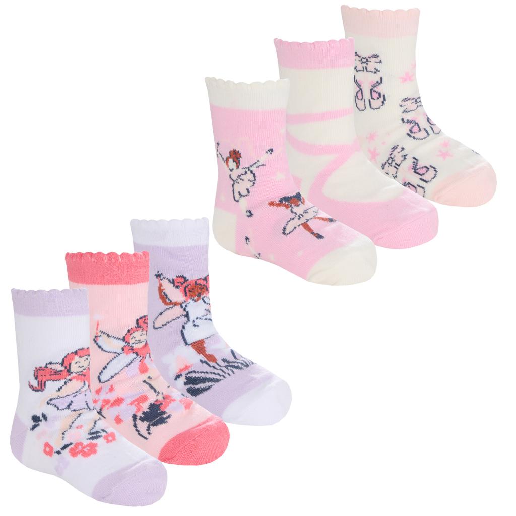 Tick Tock 44B1012 * TT44B1012 Triple Pack Fairies Socks (0-5.5)