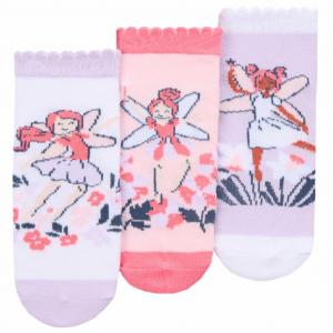 Tick Tock 44B1012 * TT44B1012 Triple Pack Fairies Socks (0-5.5)