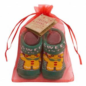 Tick Tock 44B1004 5056188251579 TT44B1031 Christmas Socks (0-5.5)