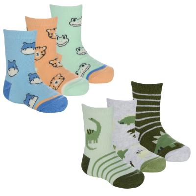 TT44B1044 Triple Pack Dinosaur & Safari Socks (0-5.5)
