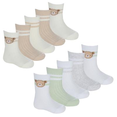 TT44B1046 5 Pack Sports Teddy Socks (0-5.5)