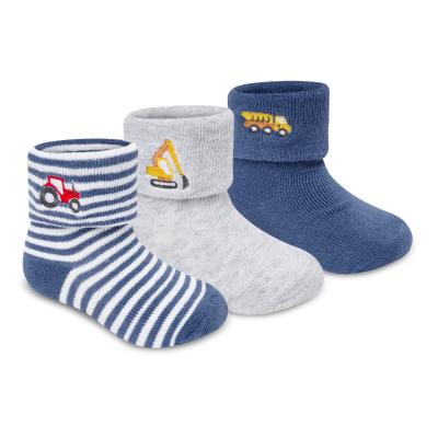 TT44B1062 Triple pack of Socks "Vehicles" (0-3.5)