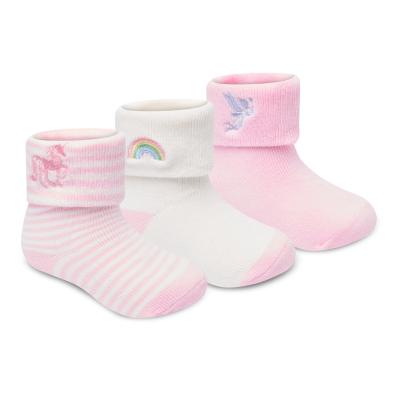 TT44B1063 Triple pack of Socks "Fairytale" (0-3.5)