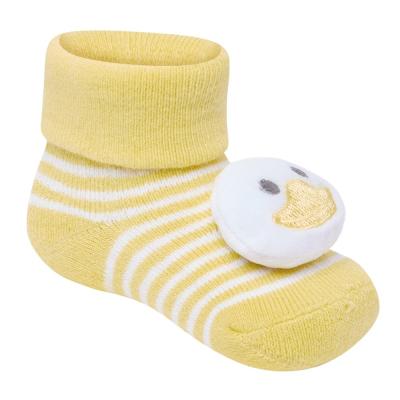 TT44B1067 Duckling Rattle Socks (0-12 months)
