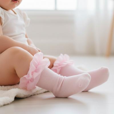 TT44B930P Pink Frilly Socks (0-5.5)