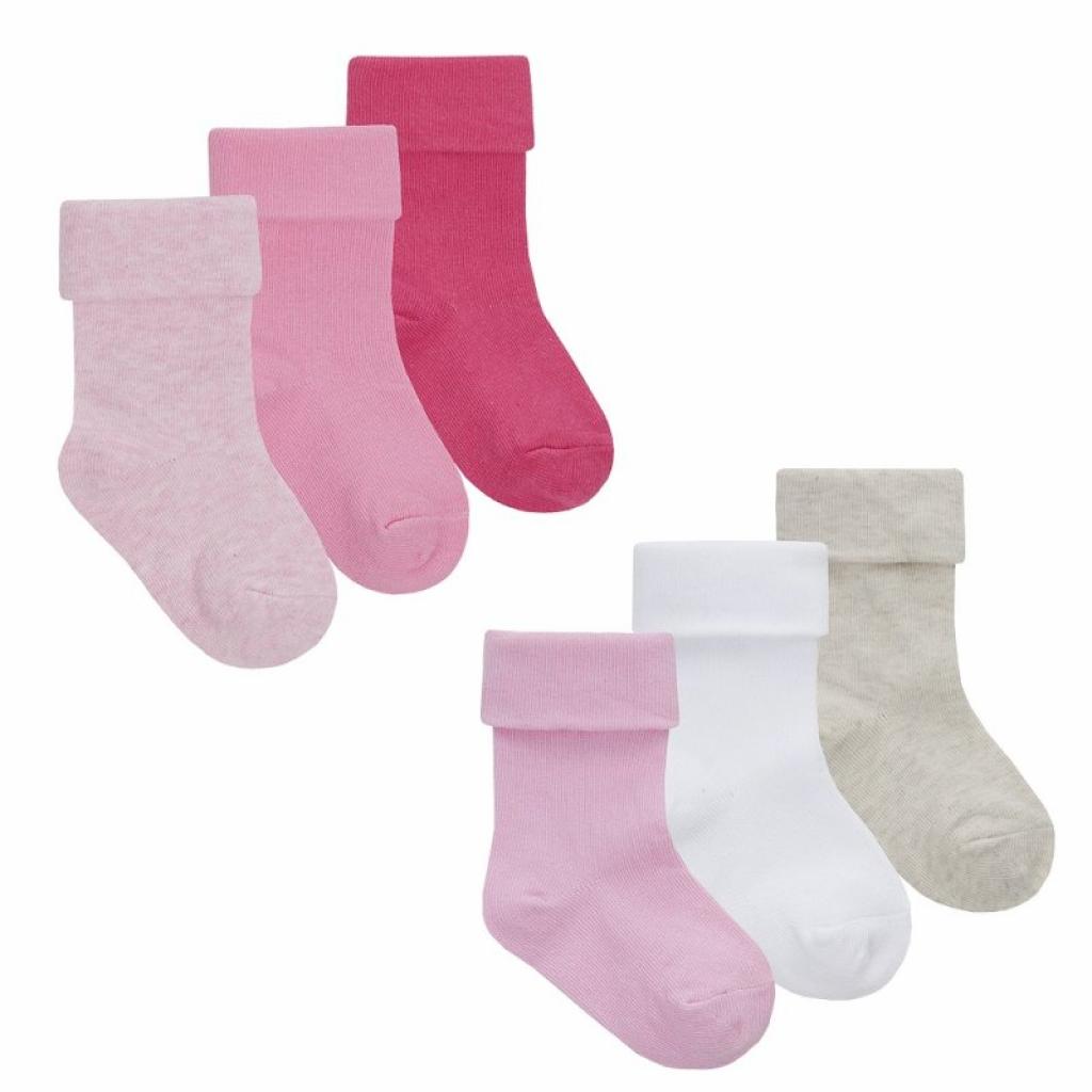 Tick Tock 44B962 5056188238198 TT44B962 Triple Pack Turnover Socks (0-5.5)