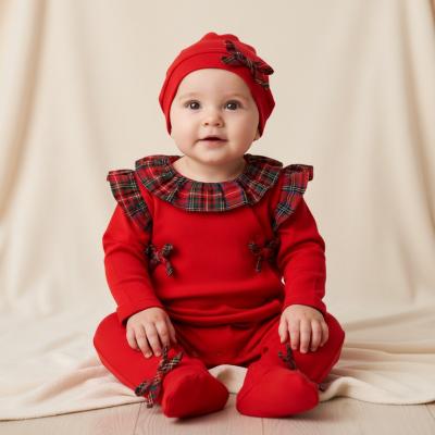 VS0250-R Tartan All In one (0-9 months)