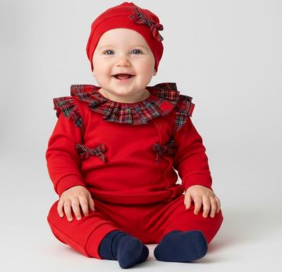 VS0251-R Tartan Three Piece (0-9 months)