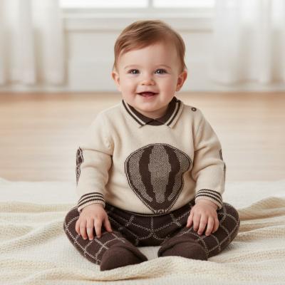 VS6065B  Knitted "Balloon" Two Piece Set  (0-9 months)