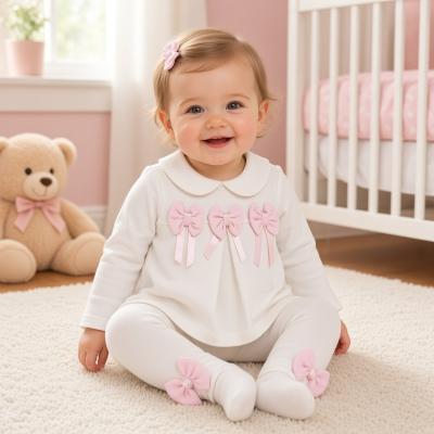 VS8759I Ivory Triple Bows Set (6-24 months)